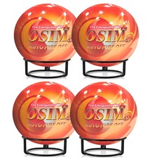 4 PACK Automatic Portable Fire Ball Extinguisher with Mounting Bracket for Home
