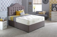 Firm Orthopaedic divan bed set.Drawers, devan mattress & base
