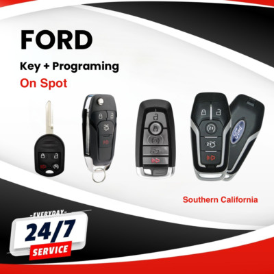 FORD Key + Programming Service All Keys Lost, Or Add a key  ON SPOT.   SOCAL