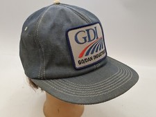 Vintage Blue GDI Goldan Industries Adjustable Snapback Hat Cap USA