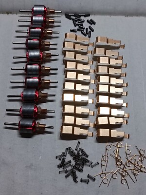 tyco 440x2 stock motor pickup shoes ,springs,carbon brushes ,Look! super deal!