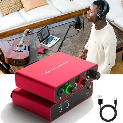 For Focusrite Scarlett Solo 3rd Gen USB Audio Interface The Guitarist Vocalist