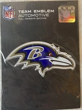 Baltimore Ravens NFL Promark Football Color Emblem Car Auto Decal Logo Official