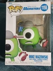 Funko Pop Disney Pixar Monsters Mike Wazowski With Mitts #1155 Vinyl Figure