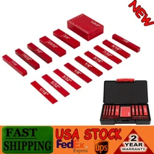 Setup Blocks Woodworking Tools - 15-Piece Gauge Block Set with Precise