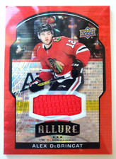 2020-21 Alex DeBrincat Upper Deck Allure Red Rainbow Jersey Relic #9