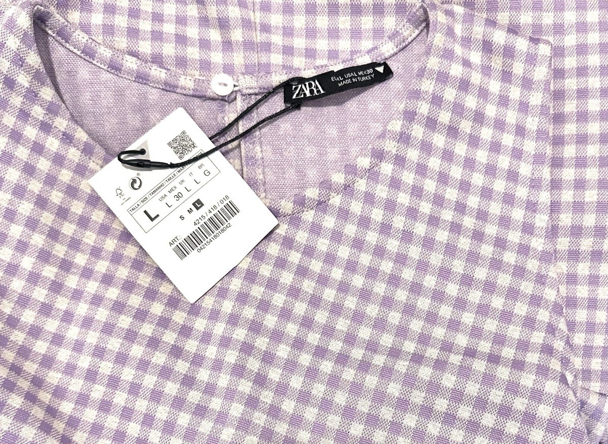 zara purple gingham dress Zara | Dresses | Nwt Zara Bloggers Fave Lilac Gingham Mini Dress