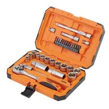 Genuine DRAPER HI-TORQ&reg; 6 POINT SOCKET SET, 1/4" AND 3/8" (34 PIECE) Mechanic...