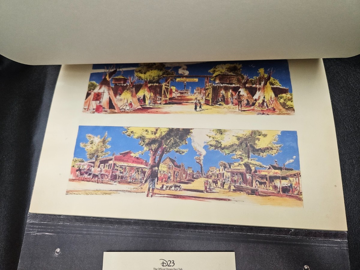 D23 Gold Member Disney Archives 60th Disneyland Concept Art