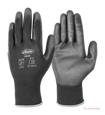 Vigor V6435 Arbeitshandschuhe Größe 9, 1 Paar