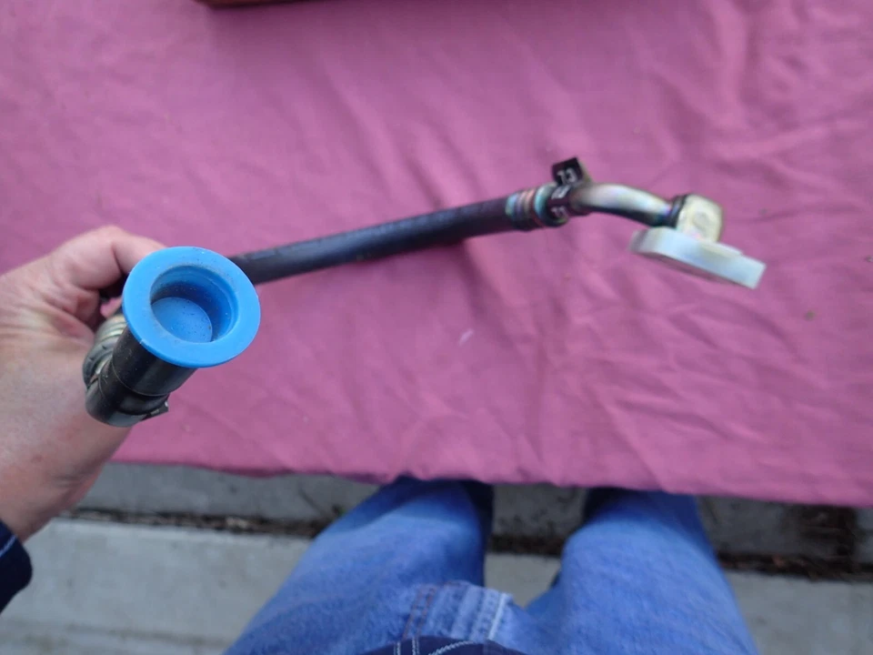 Ford Econoline 1992-96 furgoneta 7,3 aire acondicionado colector manguera conjunto, ¡nuevo en stock! F2UH-19N617-DC Foto 4 de 4