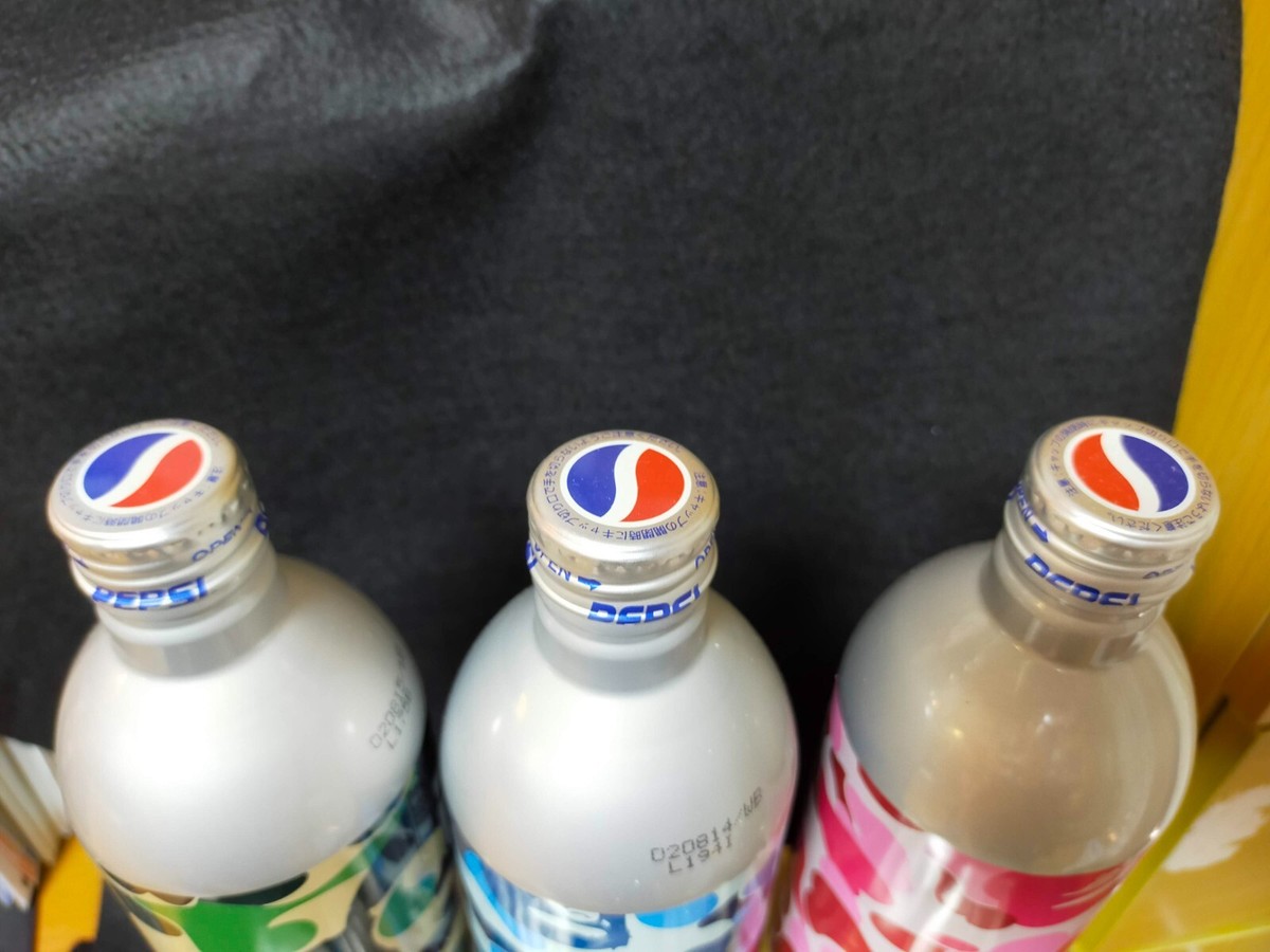 New A Bathing Ape x Pepsi Unopend Can Bottle complete set of 6