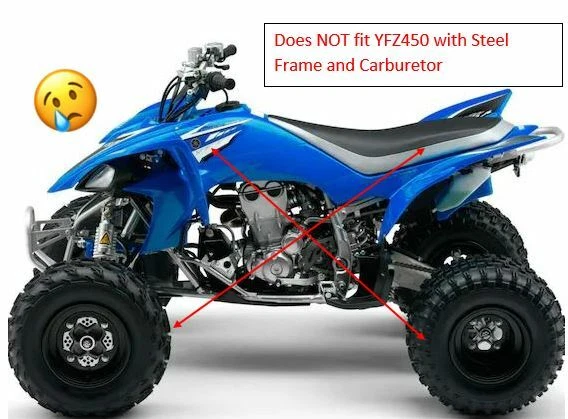 YFZ 450R 450X Pro Peg Nerf Bars Alba Racing 251 T7 SL - Image 4 of 4