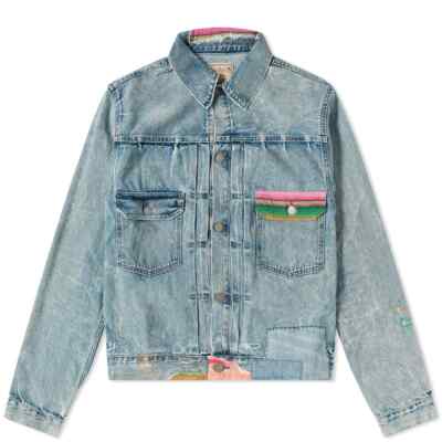 Polo Ralph Lauren Renton Distressed Repaired Patchwork Denim Jean