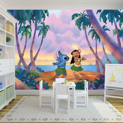 Kinder 3D Stich Tapete Jungen Mädchen Schlafzimmer Tapete Wohnzimmer Wandbild Neu - Bild 5 von 5