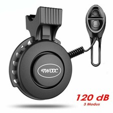 Fahrrad Klingel Elektrisch Glocke Laut Hupe Radfahren Handlebar Alarm Ring 120db