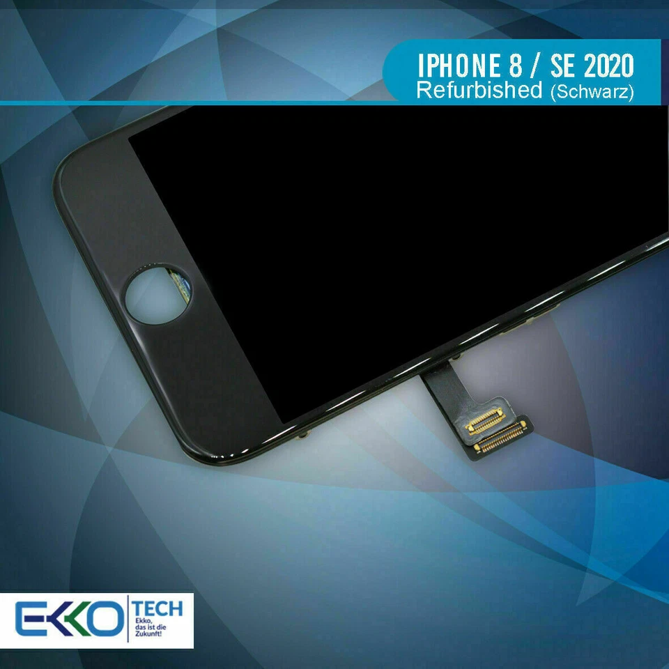Original Display für iPhone 8 / SE 2020 LCD Touchscreen 3D Retina Glas Schwarz - Bild 4 von 4