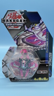 BAKUGAN EVOLUTIONS PLATINUM SERIES ''TRUE METAL''  STINGZER
