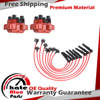 Performance Ignition Coil+Racing Wireset FD487 For 89-03 Ford Mustang 4.6L V8