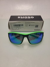Suoso 3040 Black/Green Sunglasses