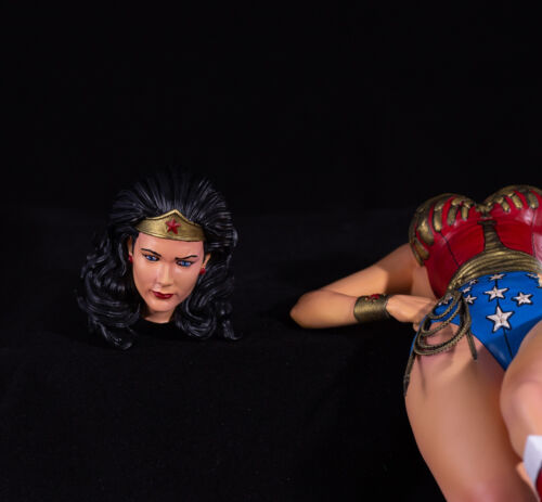 WONDER WOMAN LINDA CARTER STATUA resina scala 1:6 33 cm FULL SIZE DC - Imagen 5 de 7