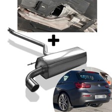 FOX Sportauspuff Komplettanlage ab Kat BMW F20 21 ab 2015 116i 1x90mm eingerollt