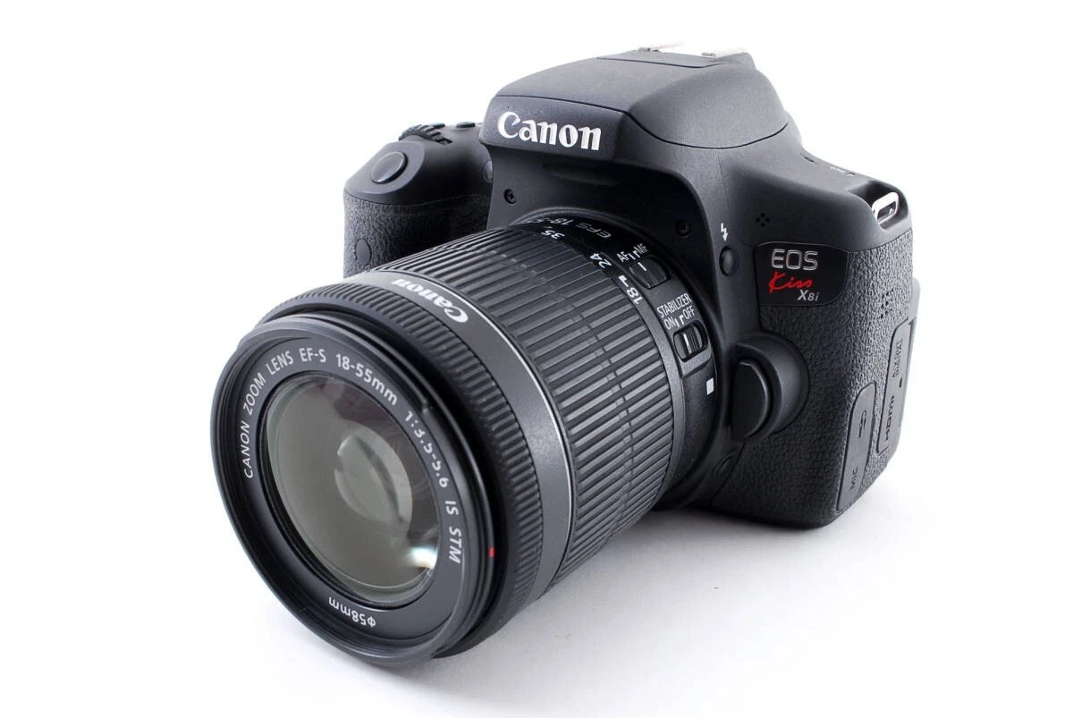 MINT] Canon EOS Kiss X8i Digital Camera with EF-S 18-55mm Lens | eBay