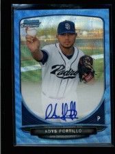2013 Bowman Chrome Blue Wave Refractor Autographs Guide 61