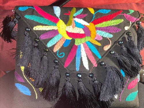 Amor Eterno Couture Embroidered Colorful Small Women’s Handbag/Crossbody