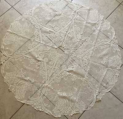 Heritage Lace  Ivory  Alpine Angels Design Polyester  50  Tree Skirt  New (161)
