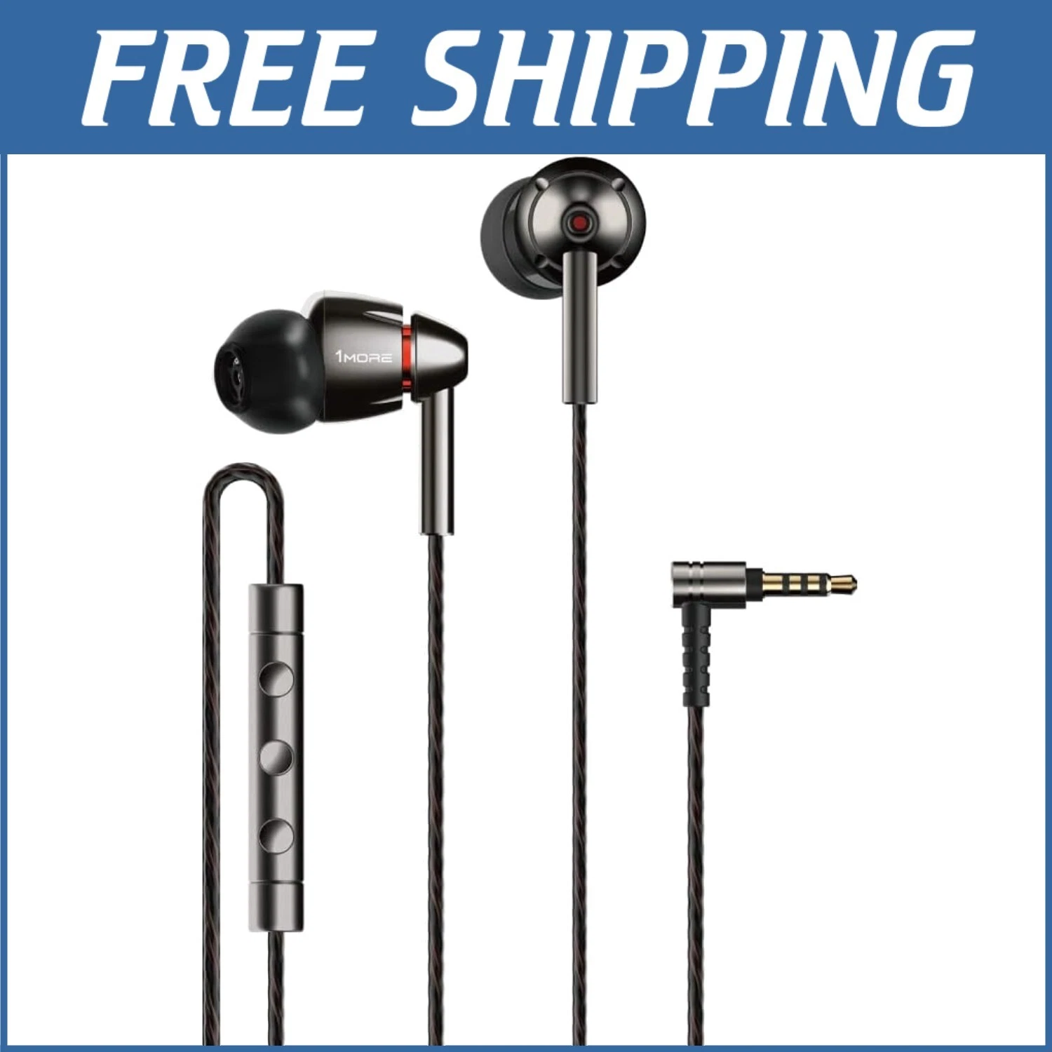 Luxueux écouteurs intra auriculaires Quad Driver   Basses chaudes exceptionnelles et son spacieux