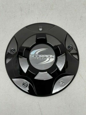 Scorpion Off-Road Gloss Black  Wheel Center Cap SC6 SC7-CAP LG1210-04