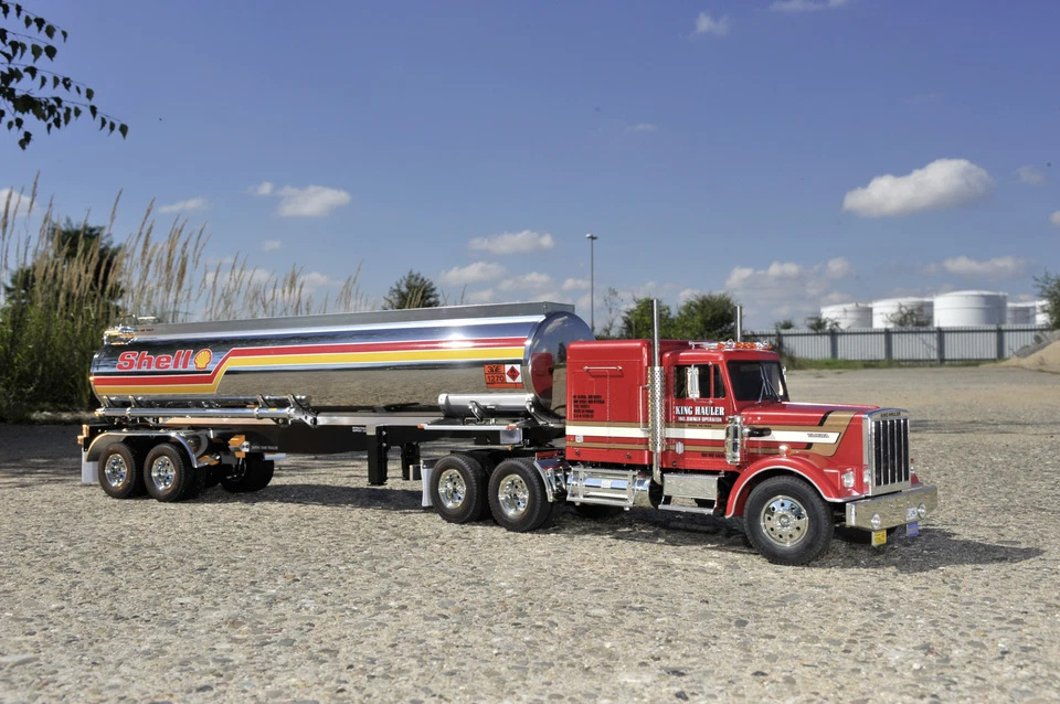 Tamiya 1:14 RC U.S.Tankauflieger 2Achs Gallant Eagle LKW Auflieger - Anhänger - Bild 2 von 4