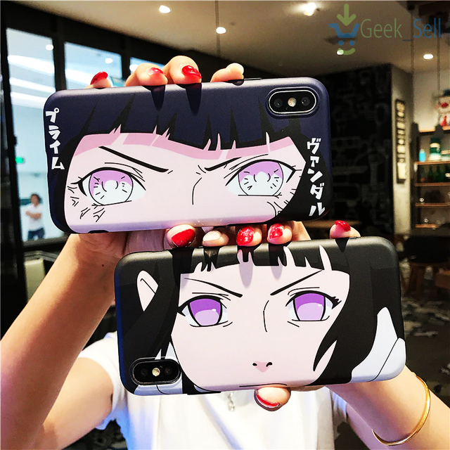 Naruto soft TPU back cover Coque Hinata Byakugan Case for iphone 11 pro