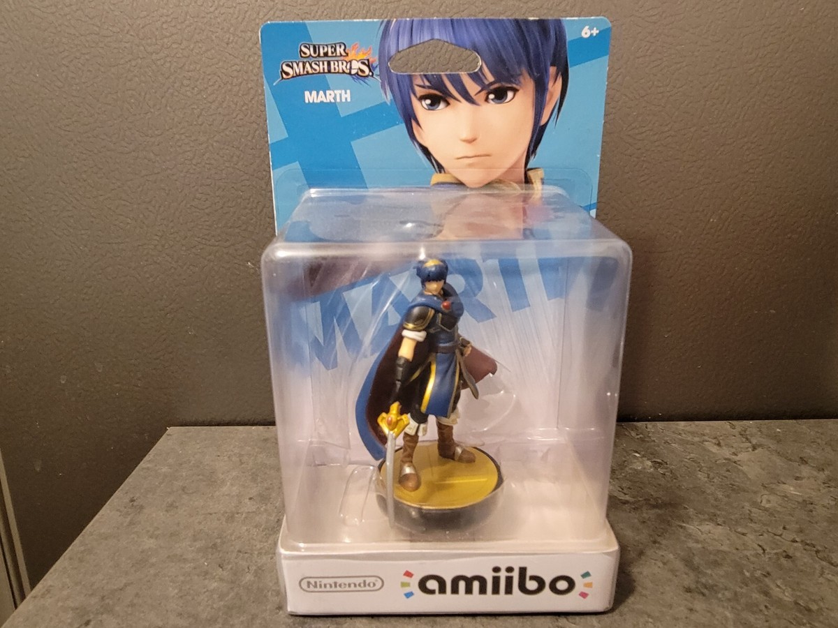 1st Print Nintendo Amiibo Marth Super Smash Bros NIB Wii U, SEALED