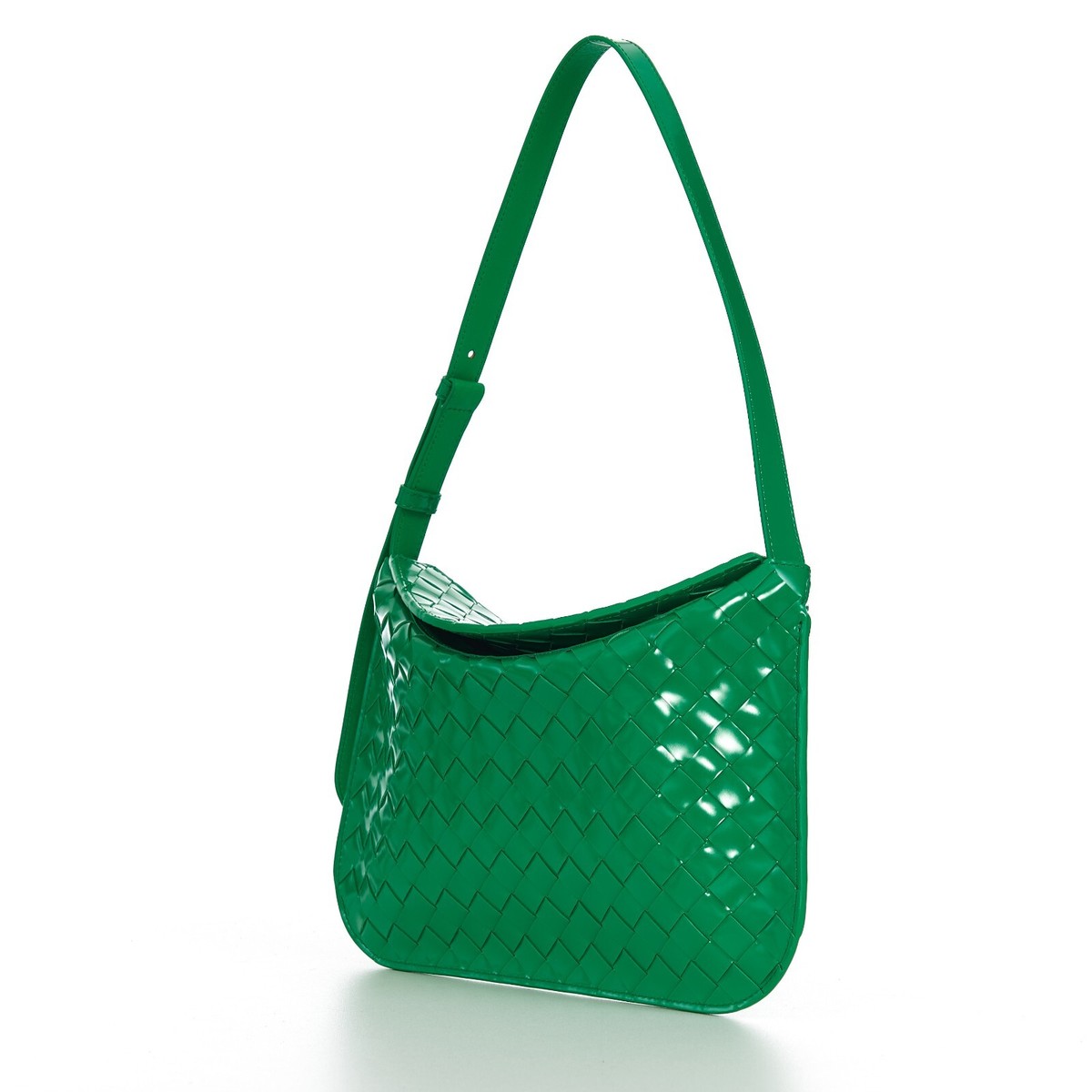 BOTTEGA VENETA 2900$ Small FLAP Bag - Bottega Green Intrecciato BOTTEGA VENETA 2900$ Small FLAP Bag - Bottega Green Intrecciato