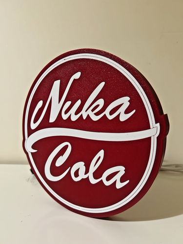 Cintre mural 10” LED NUKA COLA bouchon de bouteille retombées art rétro USB - Photo 7/10
