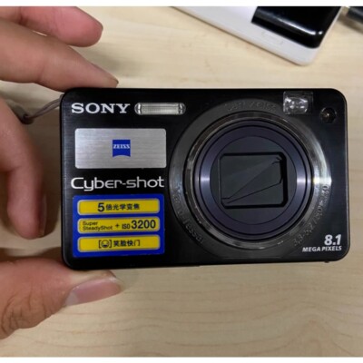 Sony Cyber-shot DSC-W150 Digital Camera 8.1MP Maximum Resolution Vintage Black