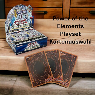 Yugioh Power of the Elements (POTE)/ Playset/ Kartenauswahl/ Near Mint