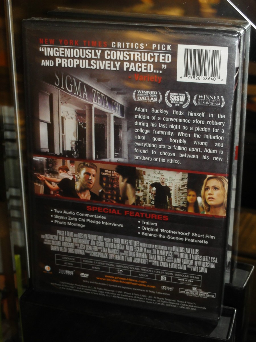Brotherhood (DVD) Trevor Morgan, Arlen Escarpeta, Lou Taylor Pucci