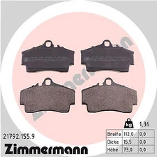 Zimmermann brake pad set, disc brake 21792.155.9