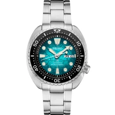 NEW Seiko Men's Prospex Ocean Turquoise Dial Turtle WATCH SRPH57