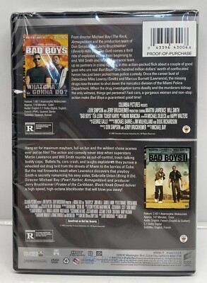 Bad Boys / Bad Boys II (New Sealed DVD See Photos!) Will Smith