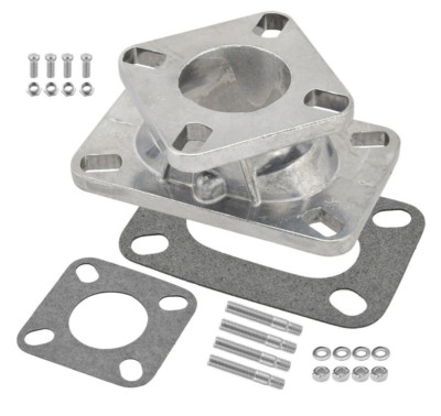 2 Barrel Carburetor to 1 Barrel Carb Adapter Rochester 2GC & Tri Power 94 97 98