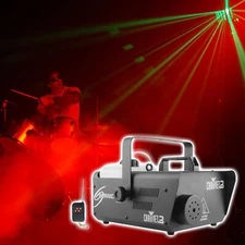 Chauvet DJ H1600 Hurricane 1600 Compact DMX Fog Machine+Remote Timer -25,000 CFM