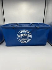 Vintage Tobacco Union Workman Chewing Tobacco Factory Tote 20” x 12”