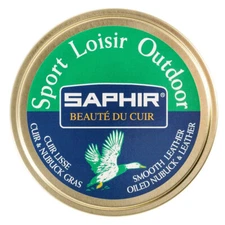 Saphir Sport Loisir Outdoor - Black | Dubbin Wax for Oiled Leather (100 mL)