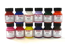 Angelus Vinyl Sneaker  Acrylic Paint  Kit 12 colors  | 1.oz each bottle | 