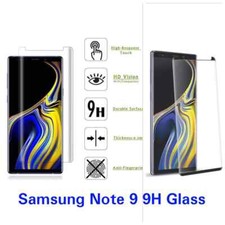Samsung Galaxy Note 9 Screen Protector Tempered Glass 3D Curved 9H Black/Clear