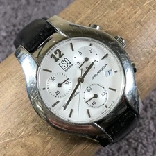 ESQ Movado Women E5113 Dress/Formal Date Chronograph Leather 37mm Quartz Watch7"